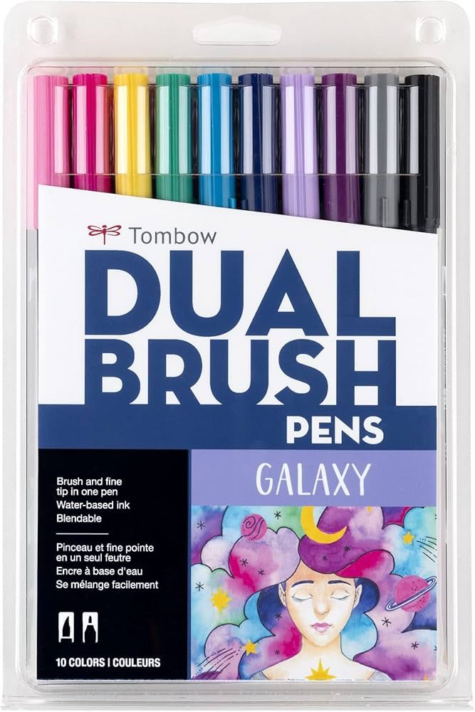 Snap Case Twin Brush Marker Set 10 Pc.