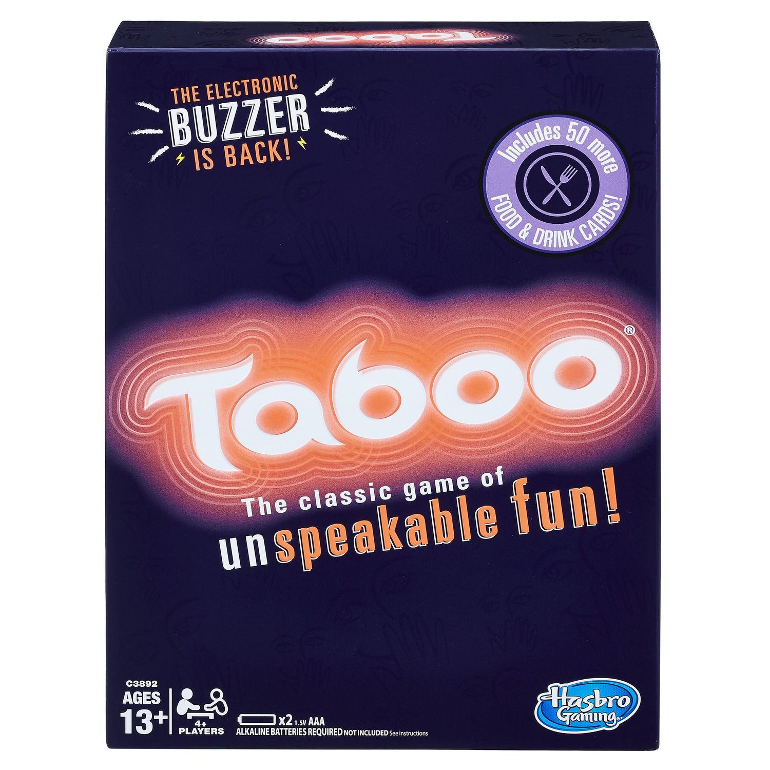 Taboo Party Board Game With Buzzer
