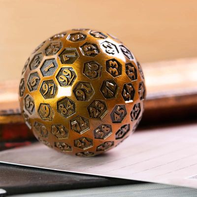 Ancient Metal D100 Die