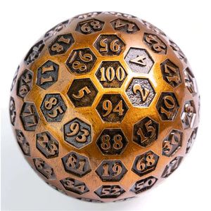 Ancient Metal D100 Die