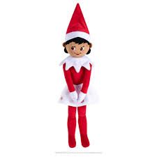 Girl Dark Skin Plush Elf toy