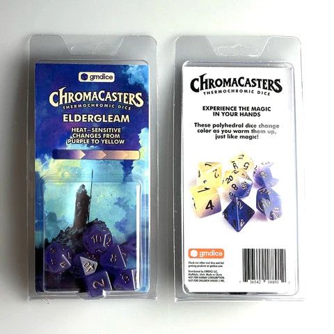 ChromaCasters Thermochromic Eldergleam Dice Set