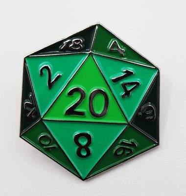 D20 Pin: Green