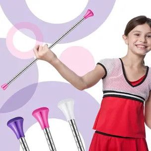 METAL TWIRLING BATON ASSORTED