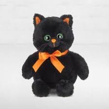 Ebony Plush Halloween Black Cat