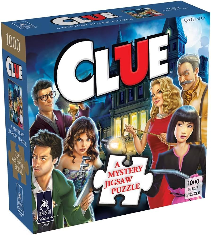 Clue: A Mystery Jigsaw Puzzle 1000 pc