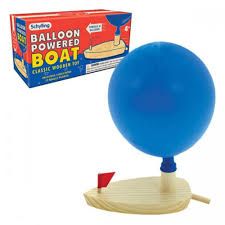 BALLOON POWERED BOAT