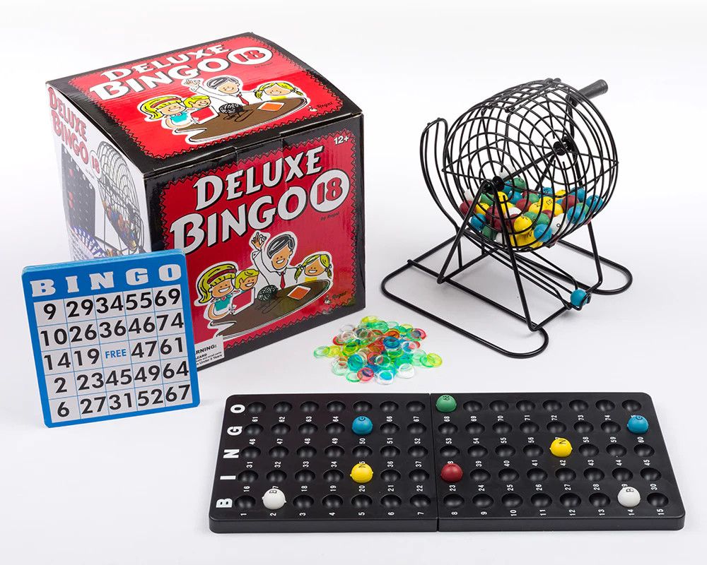 Deluxe Bingo Cage Game Set