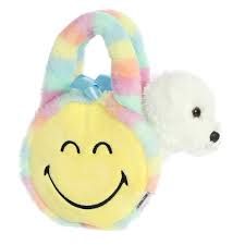 8&quot; SMILEYWORLD FANCY PALS PASTEL RAINBOW SMILEY