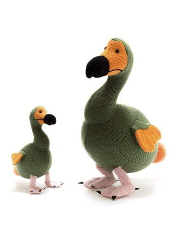 Knitted Dodo Baby Rattle