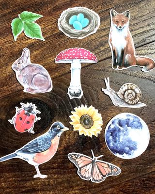 Backyard Nature Sticker Pack