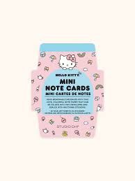 Hello Kitty Classic Pink Mini Note cards with Stickers