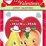 Vintage Valentine: Funny Valentine Peach Pear