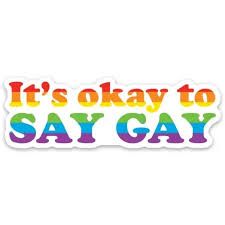 It&#39;s Okay to Say Gay Sticker