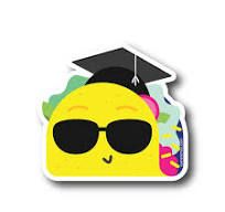 Graduation Taco Sticker