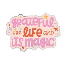 Grateful for Life Pipstickers
