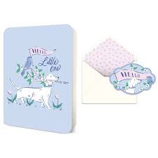 Hello, Little One Deluxe Greeting Card