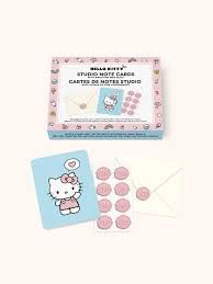 Hello Kitty Classic Pink Studio Note Cards with Wax Seals