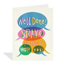 Well Done Greeting Card