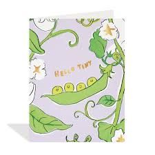 Baby Peas Greeting Card
