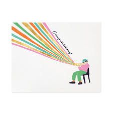 Congrats Trumpet Greeting Card