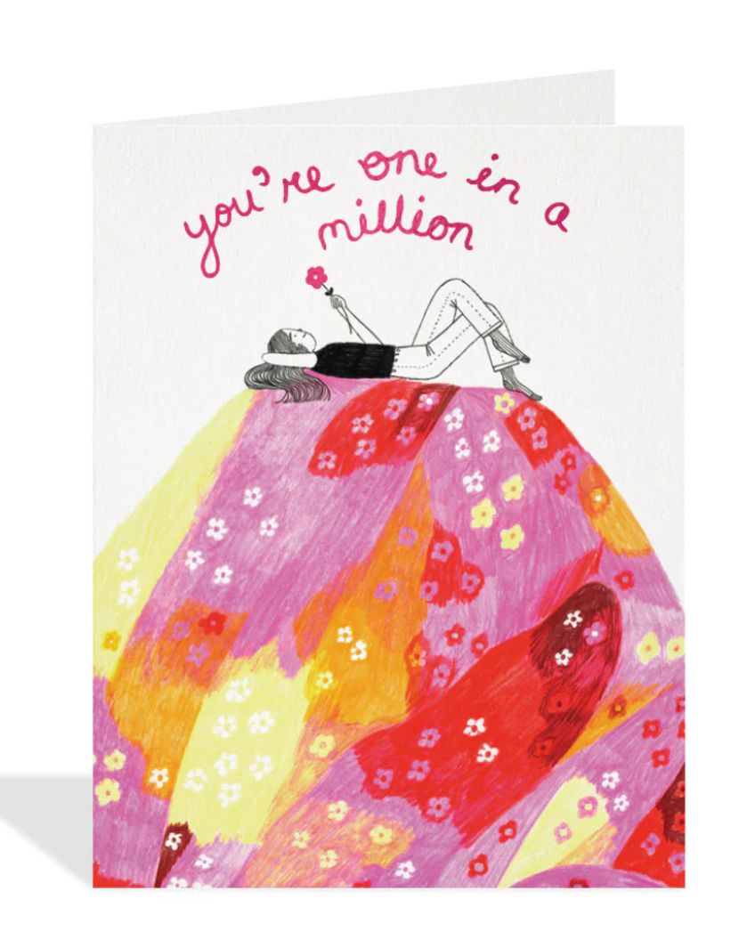 One in a Million Greeting Card