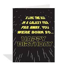 Galaxy Birthday Greeting Card