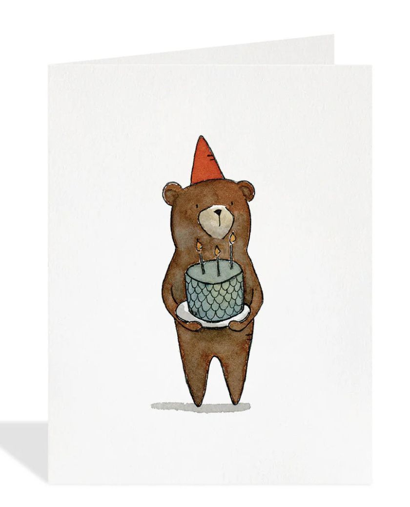 Birthday Bear Greeting Card