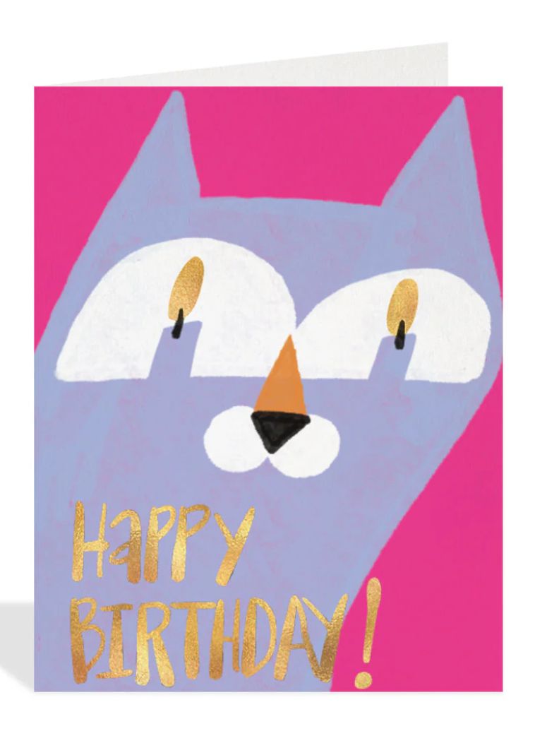 Candle Eyes Greeting Card