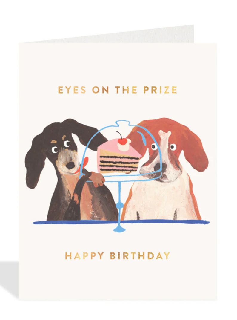 Eyes on the Prize Greeting Card