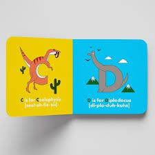 Dino Little Legends Alphabet Board Book