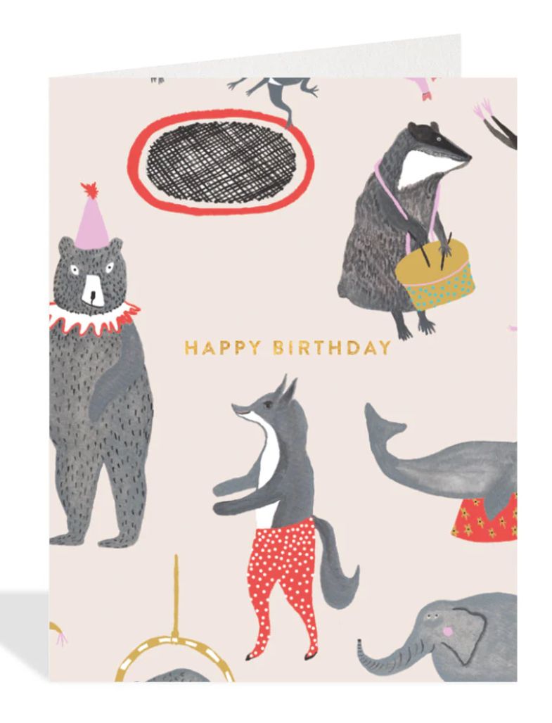 Circus Birthday Greeting Card