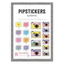 Rainbow Camera Vinyl Pipstickers