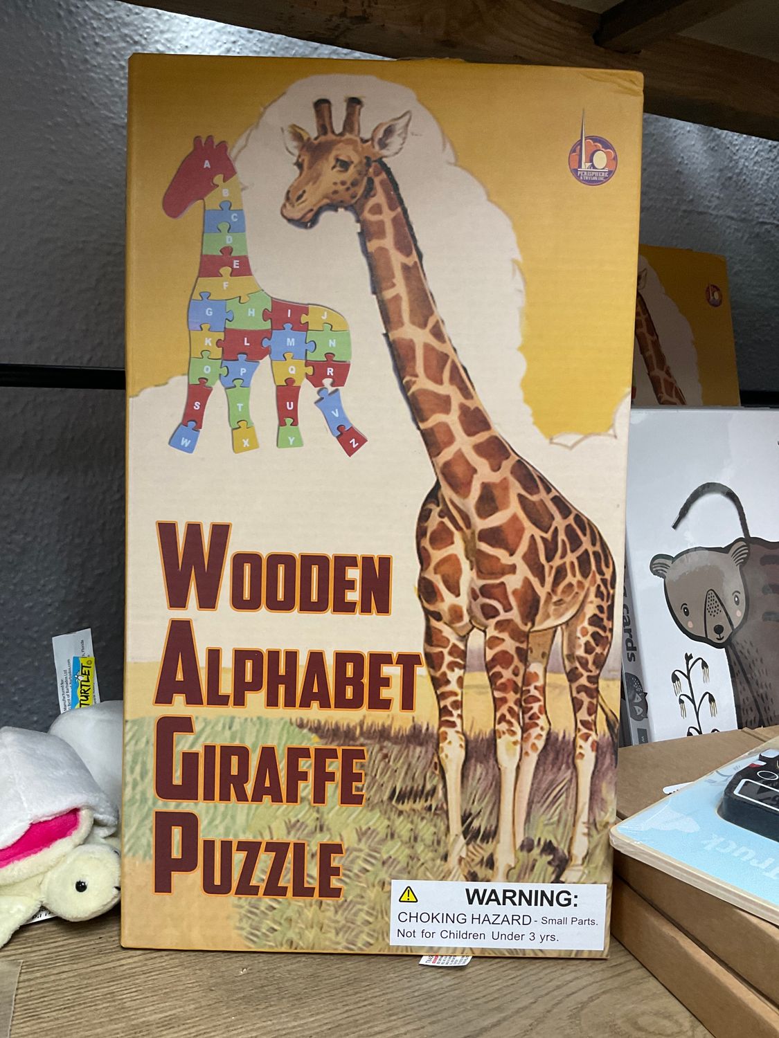 Wooden Alphabet Giraffe Puzzle