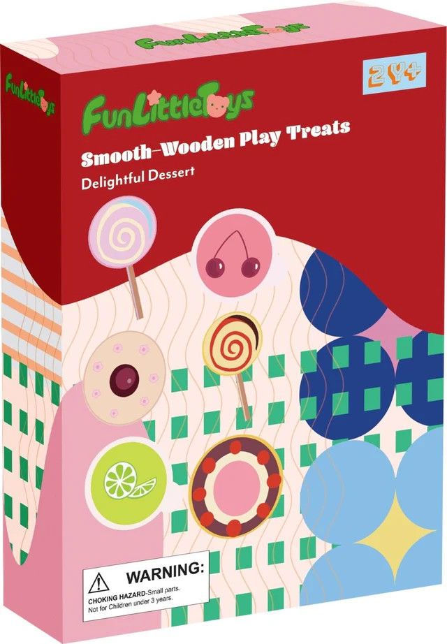 Wooden Play Treats Delightful Dessert