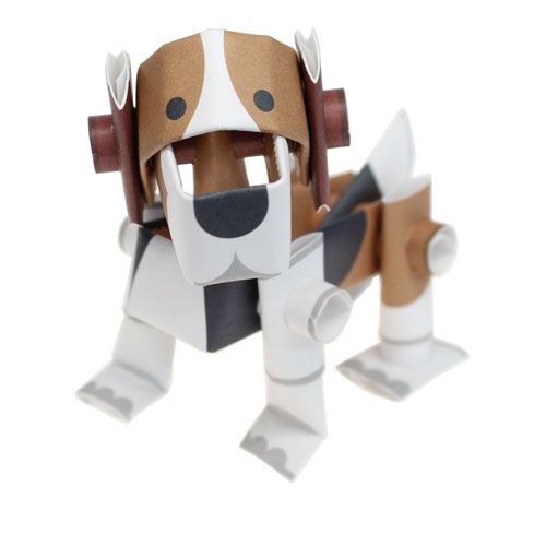 PIPEROID animals Dogs Beagle - paper craft kit from Japan