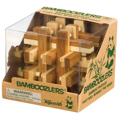 Bamboozlers, 3D Bamboo Puzzles, 3&quot;, Assorted