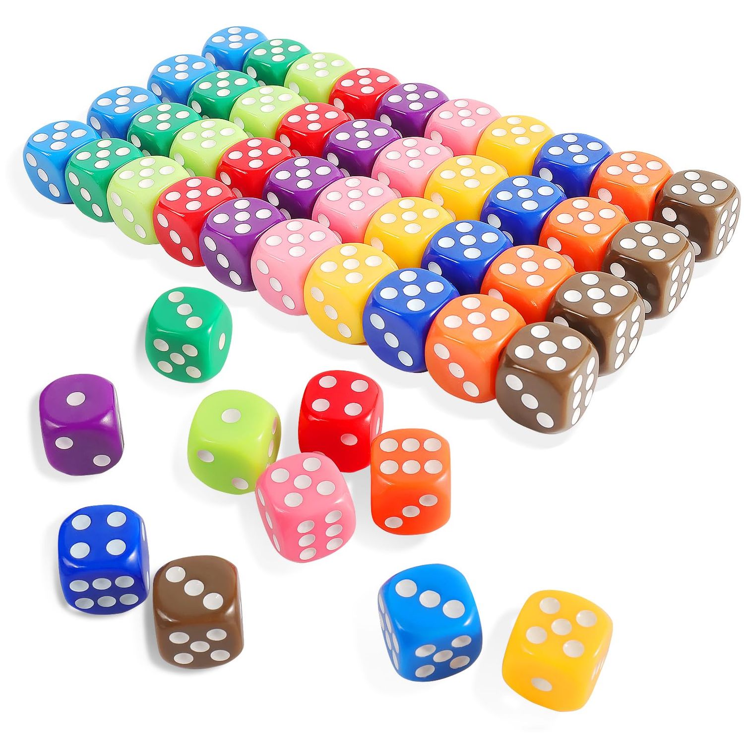 16mm Dice 6-sided standard color dice