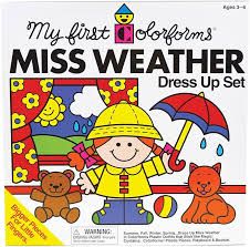 Classic Colorforms-Miss Weather