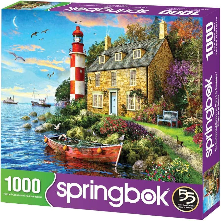 Springbok The Cottage Lighthouse 1000 pc.