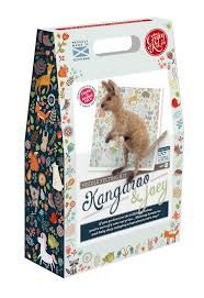 Kangaroo &amp; Joey Needle Felting Kit