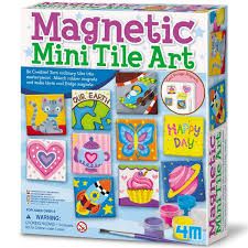 Magnetic Mini Tile Art - Make Your Own Paint Art Craft Set