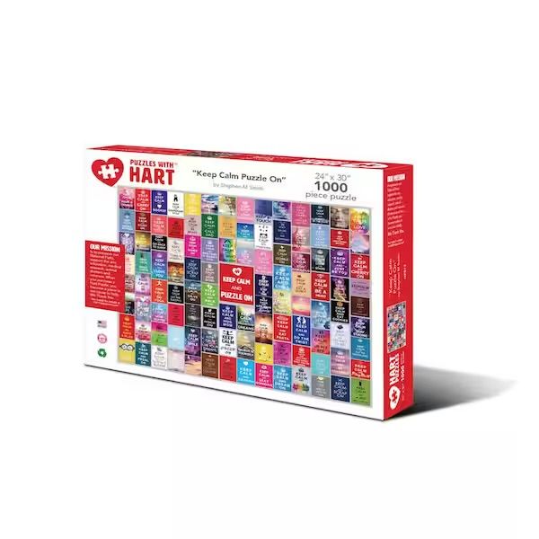 Keep Calm Puzzle On by Steve Smith