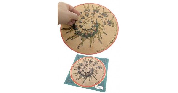 Disappearing College Boy Paper Optical Illusion Wheel