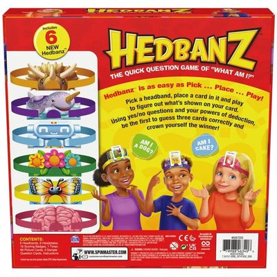 Hedbanz Picture Guessing Board Game 2nd Edition