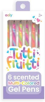 Tutti Fruitti Scented Colored Gel Pens 6 ct