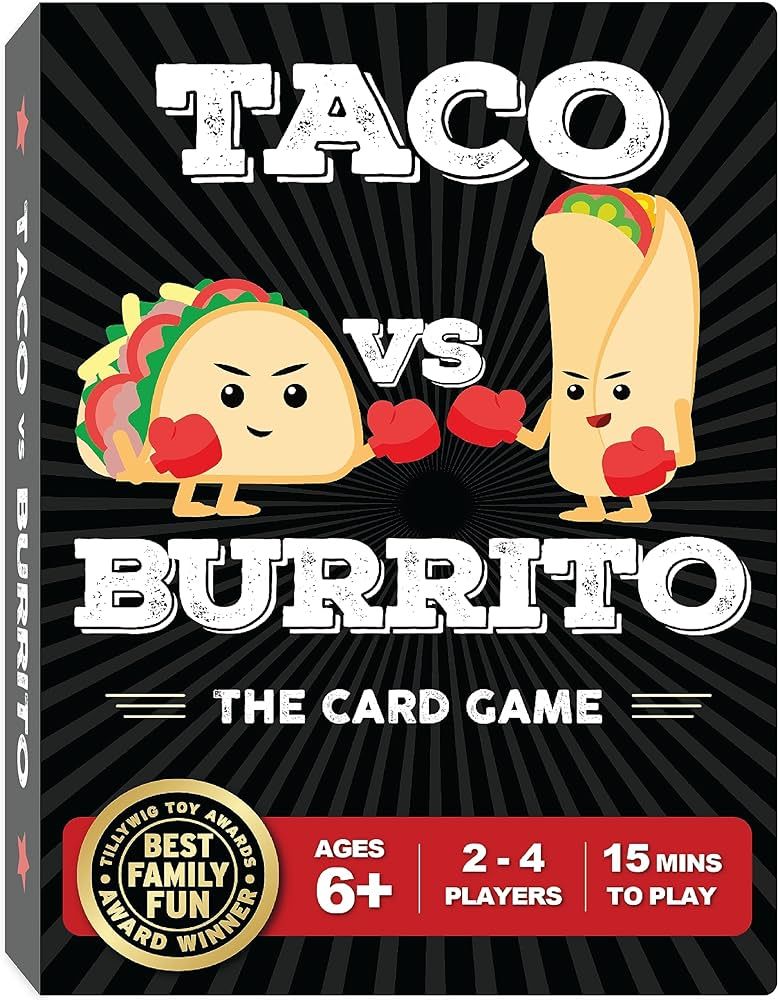 Taco vs Burrito Family Board Game