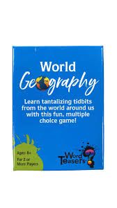 World Geography Word Teasers