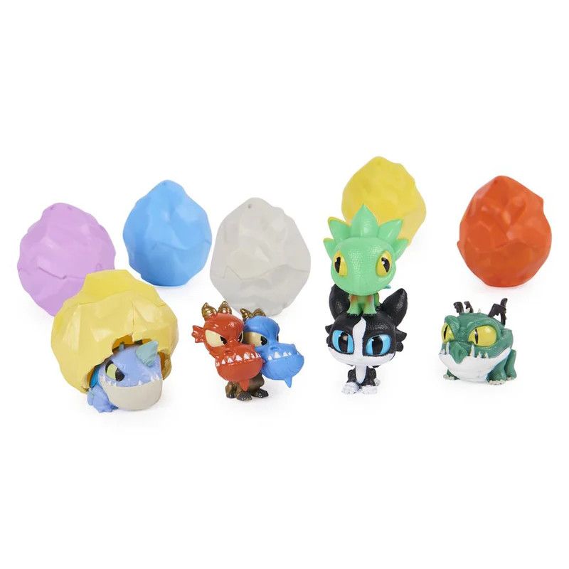 DreamWorks Dragons The Nine Realms, Crystal Realm Dragons, Mystery Figures