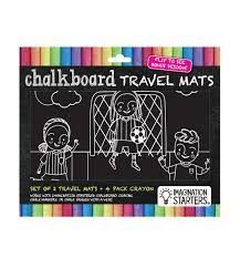 Chalkboard Travel Mats Set of 2